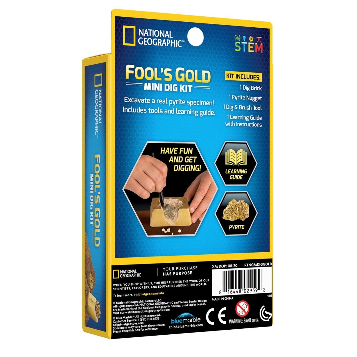 NG CARDED FOOLS GOLD MINI DIG KIT - Premium for Kids in Qatar | Toysaro.com
